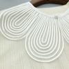 Solid Color Detachable Fake Collar Breathable Lace Detachable Collar Elegant Shoulder Wraps  Ladies