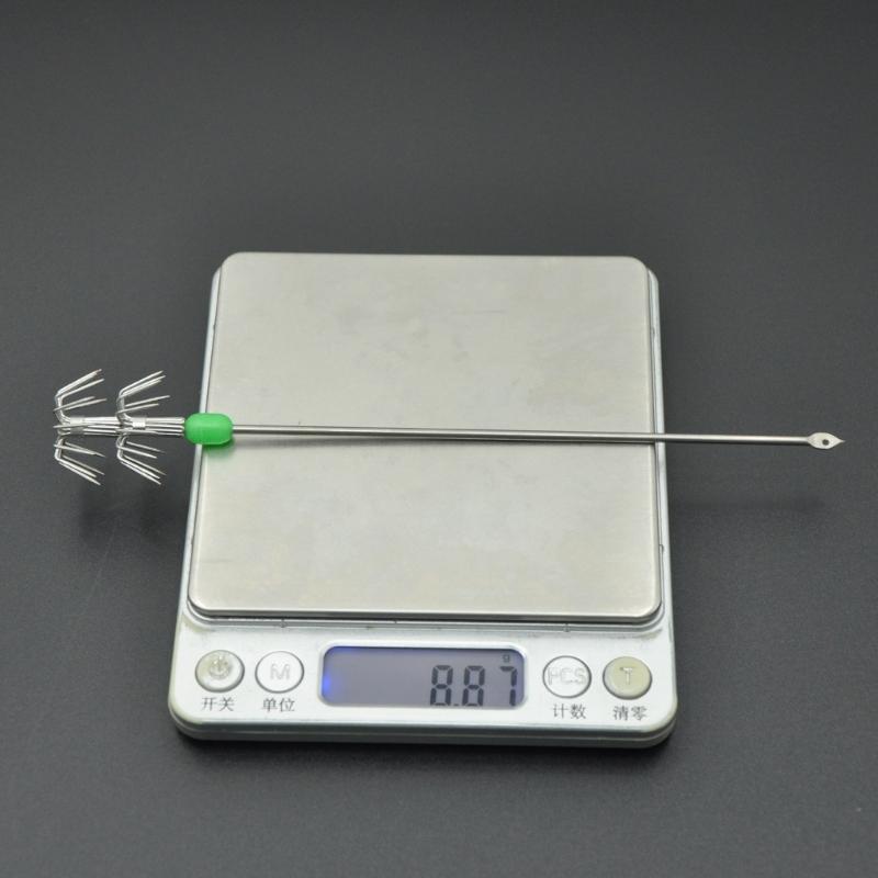 Flashing Squid Fishing Baits Luminous Head Squid Hook Fishings Baits