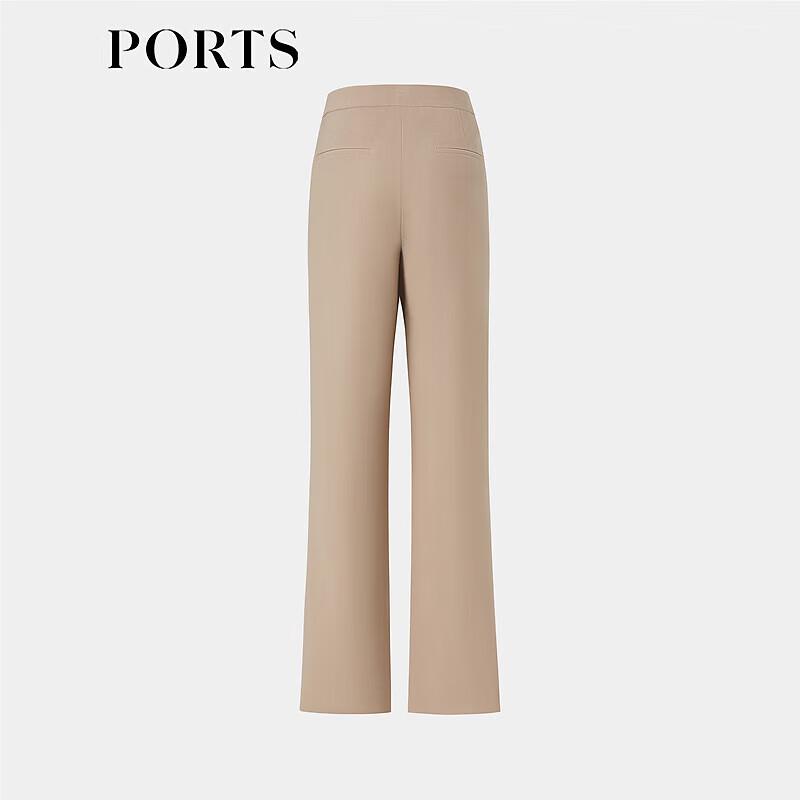 PORTS Women's Walnut Brown Straight-Leg Casual Pants