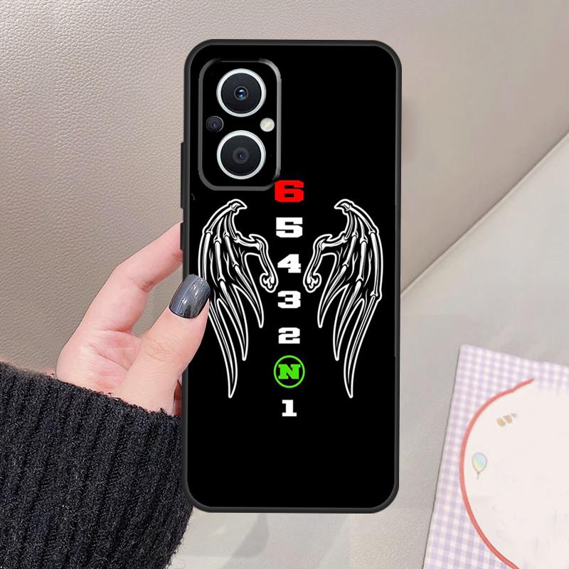 1N23456 Motorcycle Funda For OPPO Reno 10 11 12 13 14 Pro 8 7 Lite 11F 12F 13F 14F OPPO Find X8 X5 X6 Pro Case
