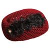 Korean Floral Painter hat French Women Knit Fabric Cap Versatile Hollow Out Beret  Spring