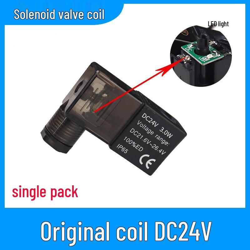 Bobină Electrovalvă din Cupru Integral AC220V Cap Valvă 4V310-10 4V210-08 Cupru 4V410 DC24V