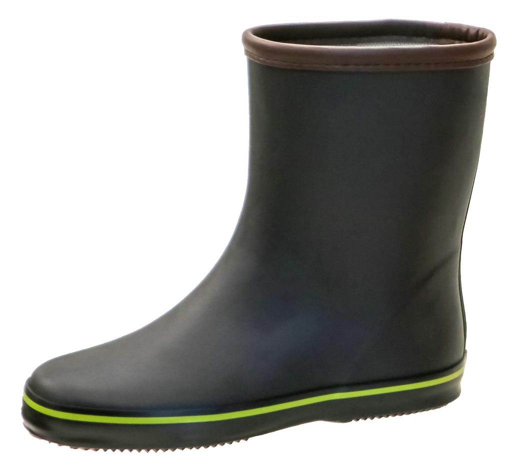 Koushin Rubber Lulu Size cm L-05 Women's Boots, Black, 23.0