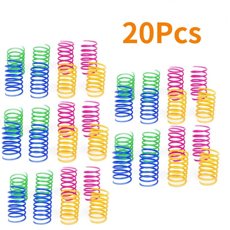 Kitten Coil Coil Spring Cat Toy Interactive Meter Cat Spring Toy Color Spring Cat Pet Toy Pet Products