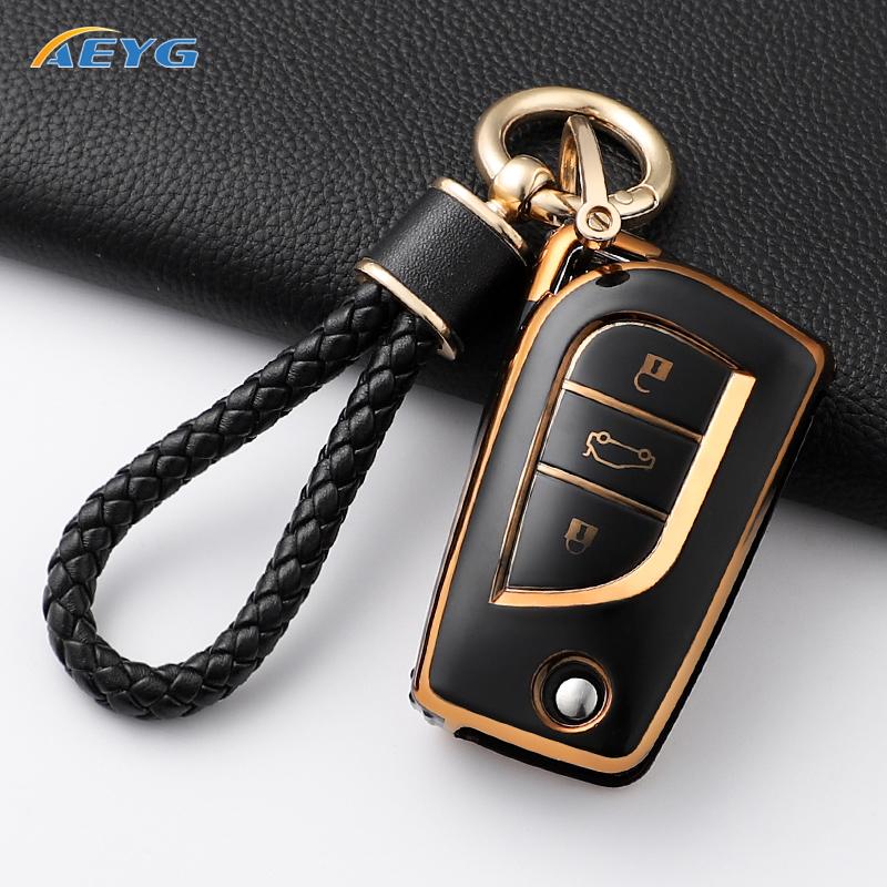 Autofernbedienung Schlüsselhülle Schale Fob Für Toyota Auris Corolla Avensis Verso Yaris Aygo Scion Tc Im Camry Rav4 Zubehör