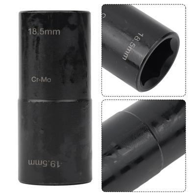 1/2 Dr 18.5mm X 19.5mm Damaged Lug Socket Tool Deep Length Flip Impact Set