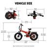 NEU 1000W Aluminium E-Bike 20 Zoll Fat Tire Strand Schnee Klapp Elektrofahrrad 48V 13AH Lithium Batterie Elektrofahrrad