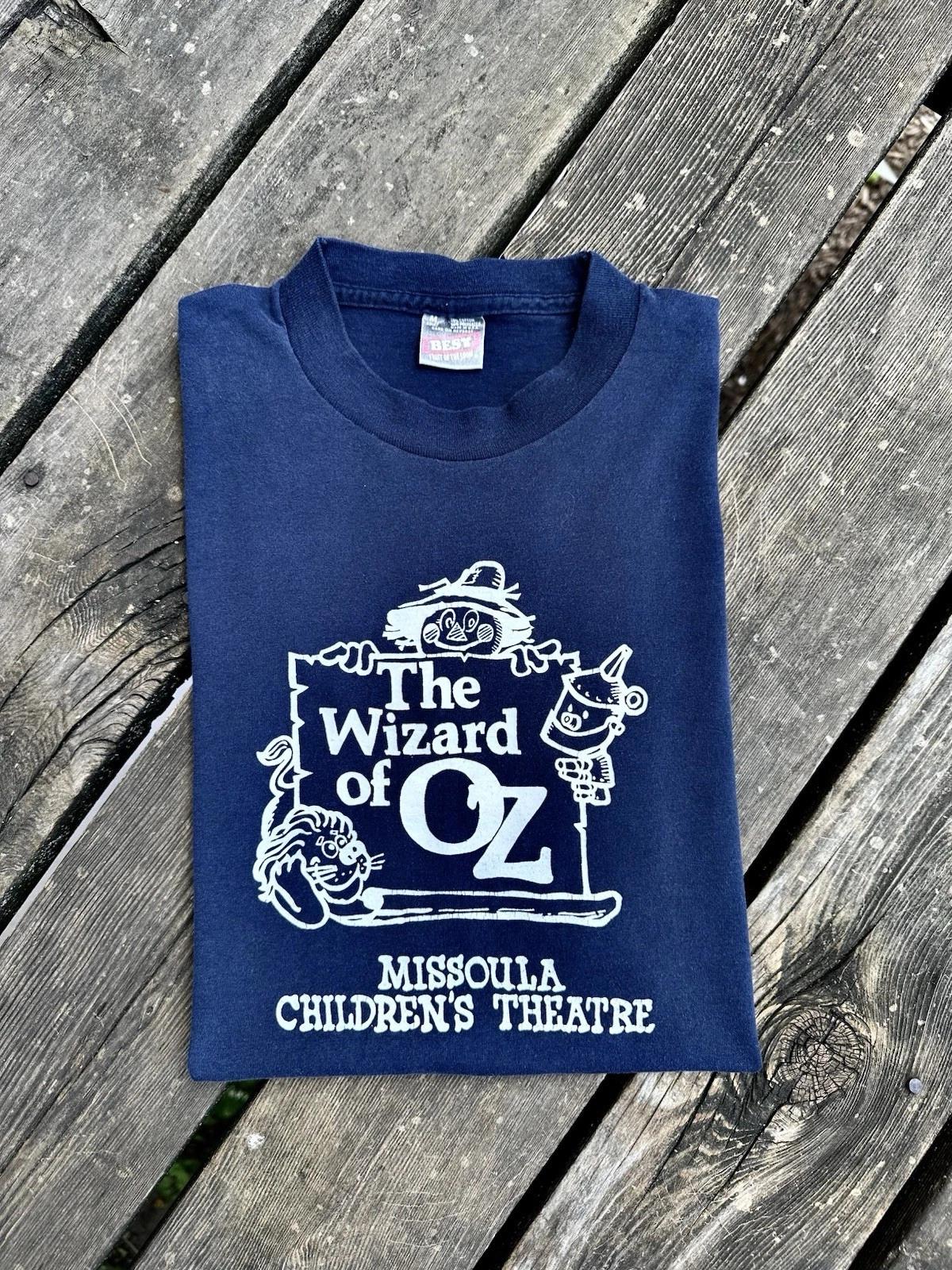 

Vintage The Wizard Of Oz Theater T Shirt Missoula Play 90’s USA Promo XL