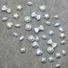 New Flat-Back Pearl Nail Jewelry Australian White Heart & Star Shaped Pearls DIY Nail Art Decorations