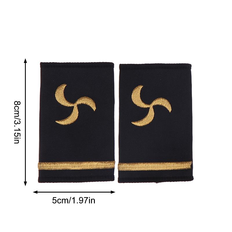1 pár Ozdoba na oblečení Epolety Nárameníky Námořník Řemeslné Ramenní nášivky DIY Oblečení Dekor Doplňky