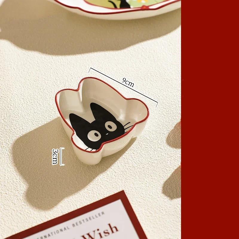 

Модні Милі Мультяшні Керамічні Тарілки Для Дому Післяобідній Чай Десертна Фруктова Тарілка Смачна Салатна Тарілка Вишукані Дитячі Рисові Піали