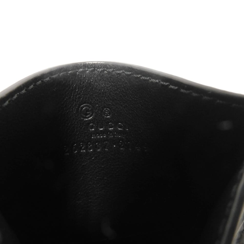 Used 9539 Micro Guccissima Card Holder 262837 BMJ1N 1000 7946 Logo Embossed Double G Pass Case Excellent Condition GG
