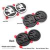 Compatible with Skoda: Octavia, Fabia 80MM Front & Rear Black Emblems, 90MM Rear Emblem