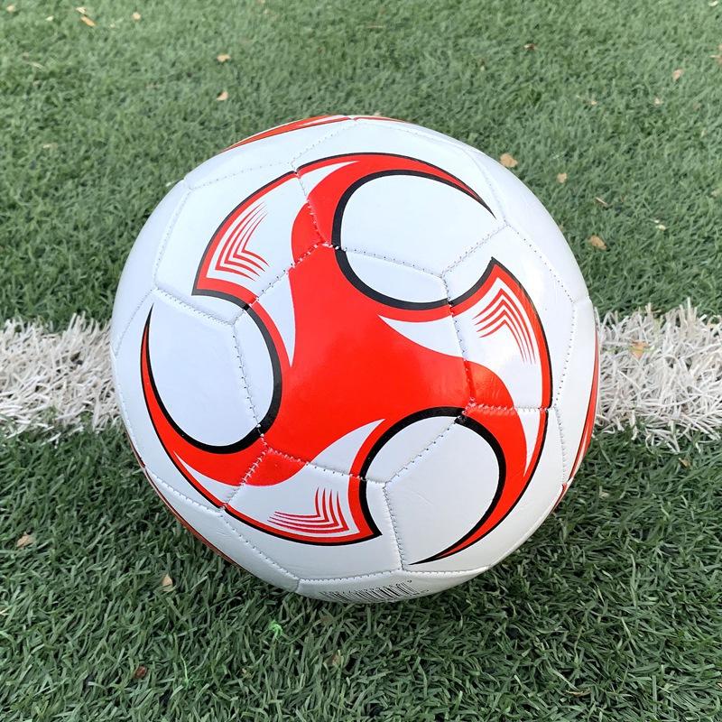 Size 5 Machine-Stitched Soccer Ball Black White Thicken Durable for School Exam Match Training Size 4 3 for Kids Students