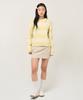 PLAC WOMEN Lime Collared Stripe Knit