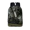 Old-fashioned Steam Train / Locomotive Pattern Backpack for Teenager School Bags Women Rucksack Travel Student Book Bags Gift