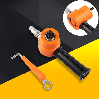 Dual Head Sheet Metal Cutting Nibbler Electric Drill Attachment 360 ° Rotatable