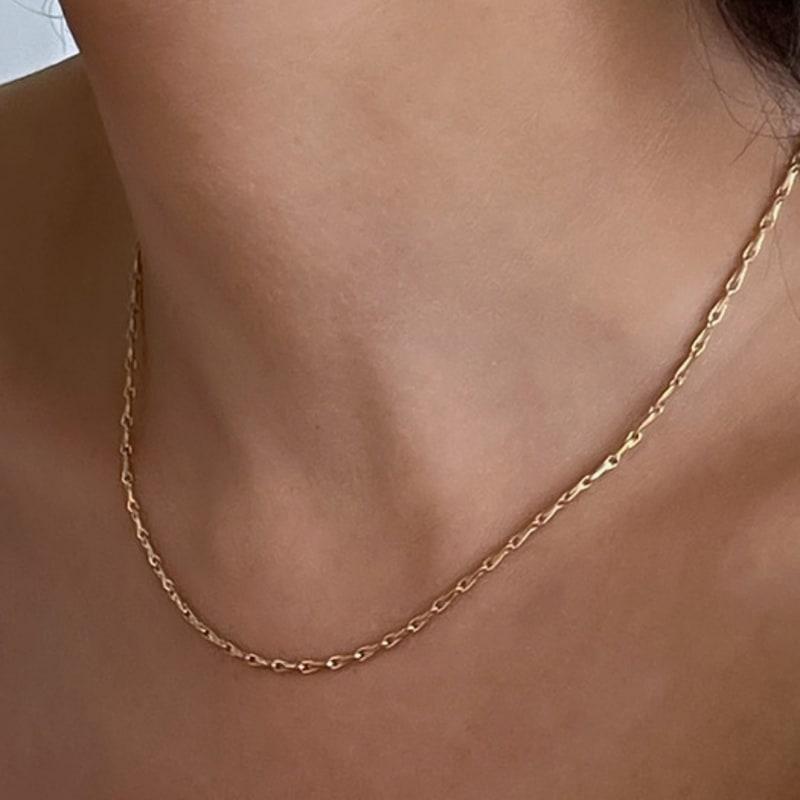 

Melliv Frill Cross Chain Necklace_mvn48 silver 925