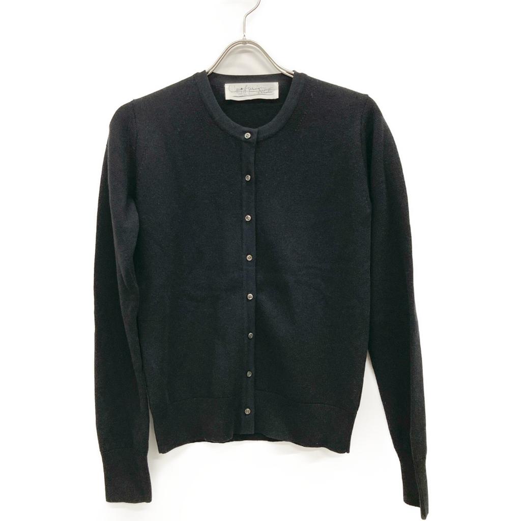 chaos Black Dark Grey Cardigan Camisole (2 Pieces) Tops F blackUsed