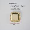 Mini Gold Storage Tray Silver Cake Fruit Plate Jewelry Display Plastic Tray Miniatures Party Plate for Home Decor Sauce Dish