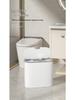 Smart Bathroom Sensor Trash Can - Quiet Flip-Top with Gentle Open/Close