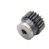 1Pc 2.5 Mold Spur Gear Pinion Motor Convex Table Gear 15-40 Teeth 25/40mm Thickness 45# Steel for Model Making