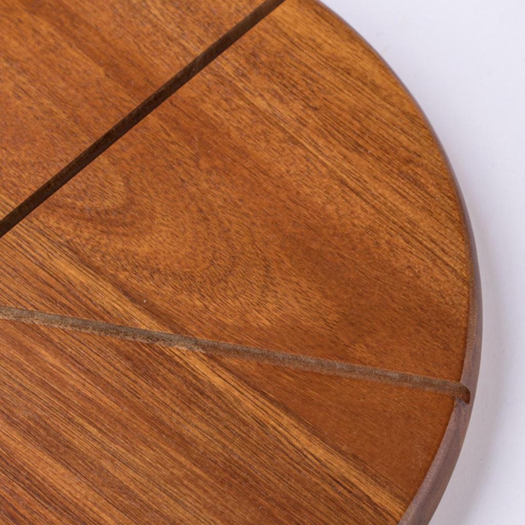 Pizza Cutting Board With Handle Serving Platter Wooden Pizza Paddle Round Cutting Board For Home Kitchen Baking Oven Accessories