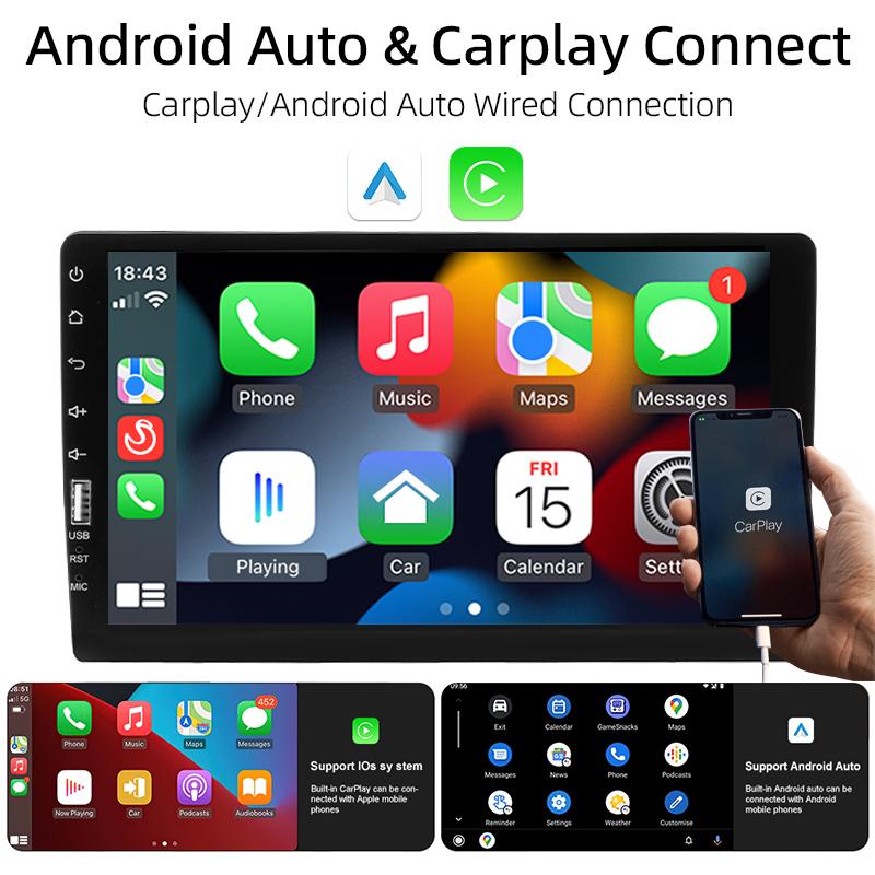 Autoradio 9 Pollici 1 Din Con CarPlay E Android Auto - Bluetooth, Telecamera Posteriore, Mirror Link - Foto 9