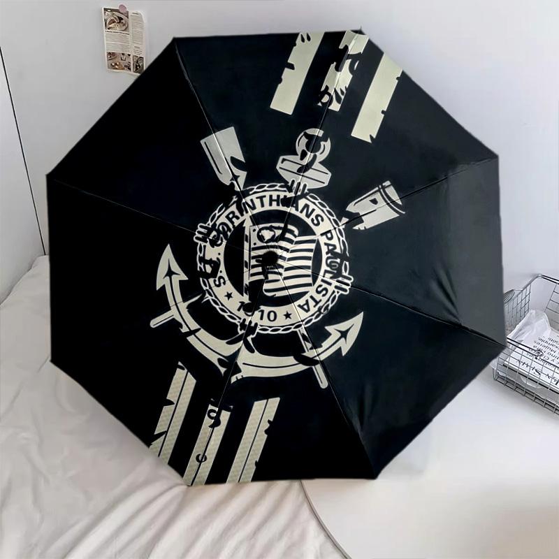 Corinthians3pattern, automatic folding umbrella, portable and foldable design, 8 ribs, a Christmas or birthday gift.
