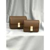 Leather spring and summer new bag women's messenger bag women's box small square bag, women's bag small shoulder tofu bag
