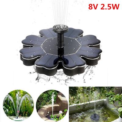 LWN 8V 2.5W Flower Shape Water Pump Solar Fountain