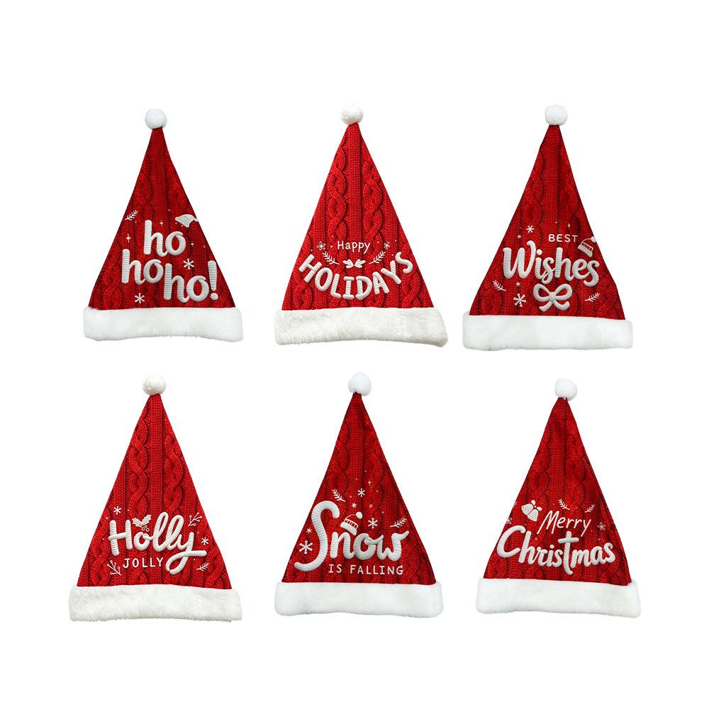 Christmas Triangle Hat Holiday Decoration Props Party Christmas Cute Gift Hat Atmosphere Decoration