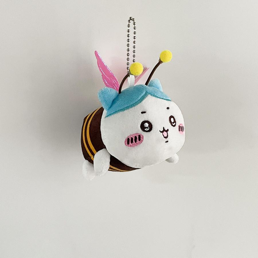 Adorable Plush Bee Toy Cute Animal Stuffed Doll Perfect For Children's Gifts And Bag Accessories