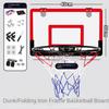 32cm/12.6in Foldable Basketball Stand Iron Frame Home Indoor Basketball Stand Wall Mounted Basketball Stand Non Perforated