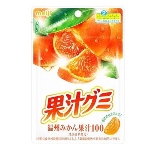 Meiji Fruit Juice Gummies Wenzhou Mandarin