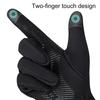1 Pair Unisex Outdoor Gloves Plush Lining Touch Screen Autumn Winter Anti Skid