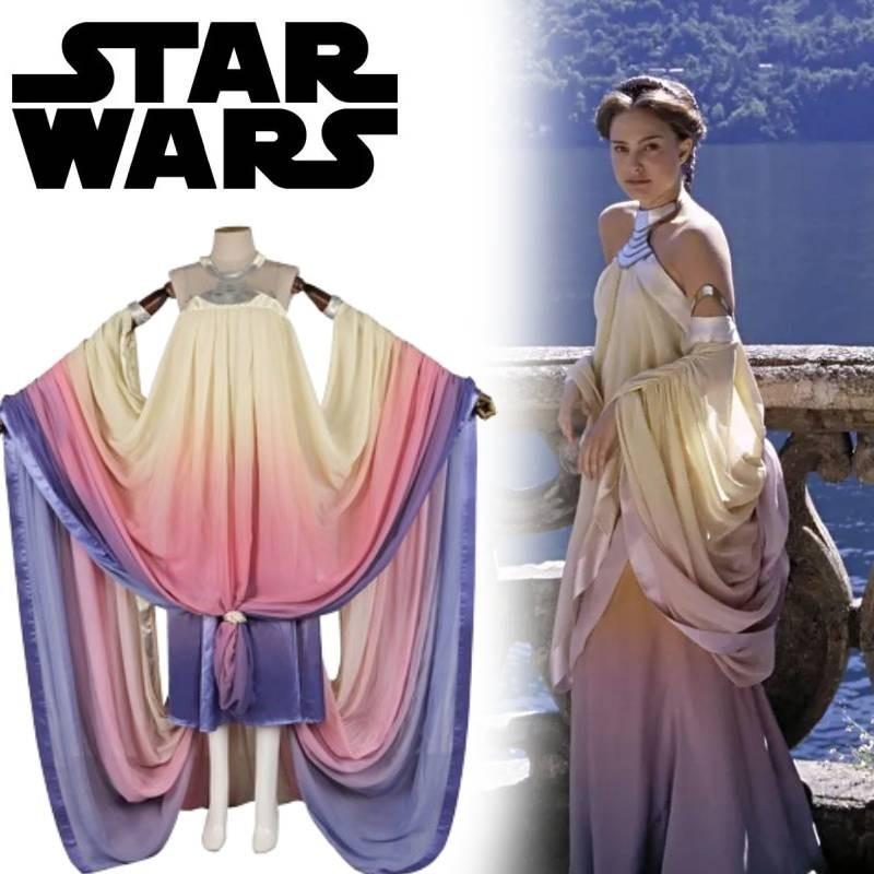 Amidala Padme Cosplay Costume Role Play Hallowmas Popular Party Gift