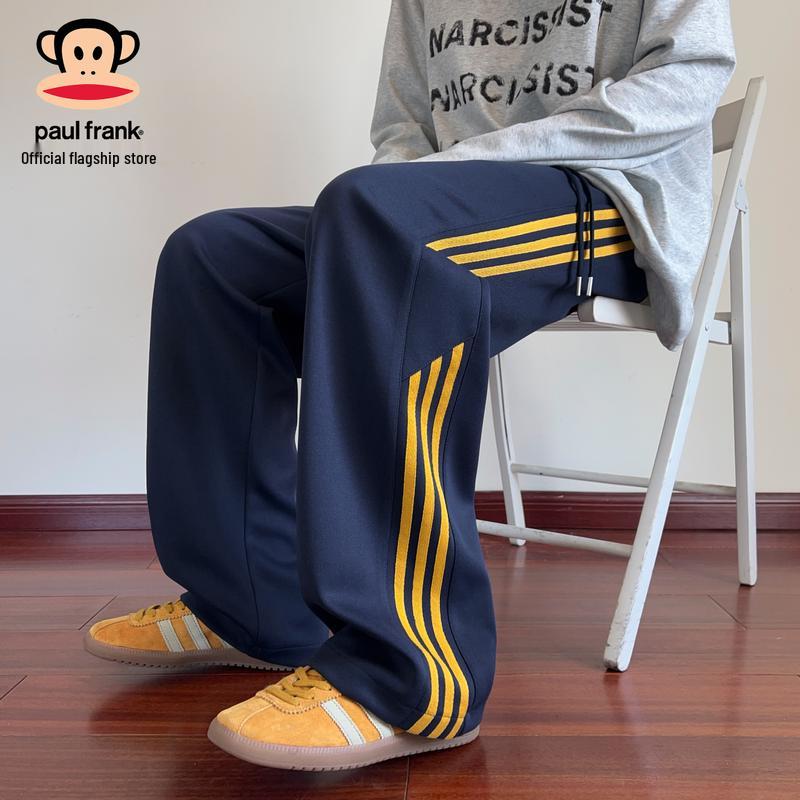 Paul Frank Men s Striped Wide-Leg Casual Pants M