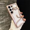 3D Schlangen Handyhülle für Samsung Galaxy S25 Ultra S24 S23 FE S22 A56 A36 A26 A06 A16 A55 A54 A15 A14 Galvanisiert Hohl Stoßstangenabdeckung