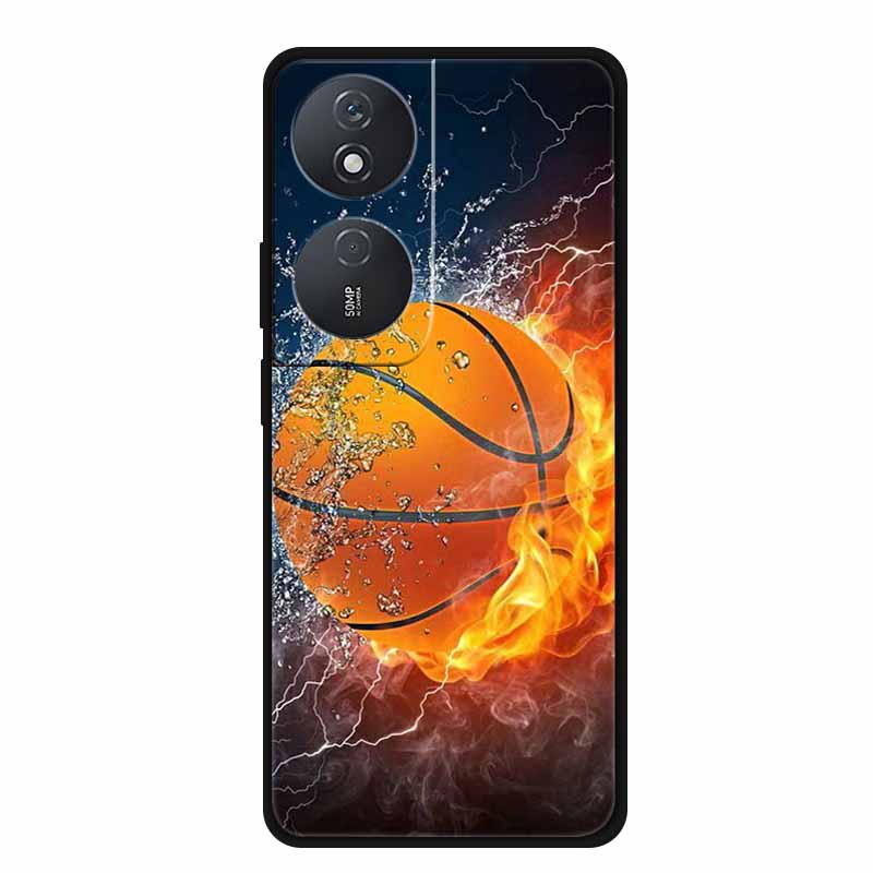 

For Honor X7b Case Stars Woods Soft Silicone Protective Case Phone Cover for Huawei Honor X7b 4G New Gradient Illustration Coque - Honor X7b 4G