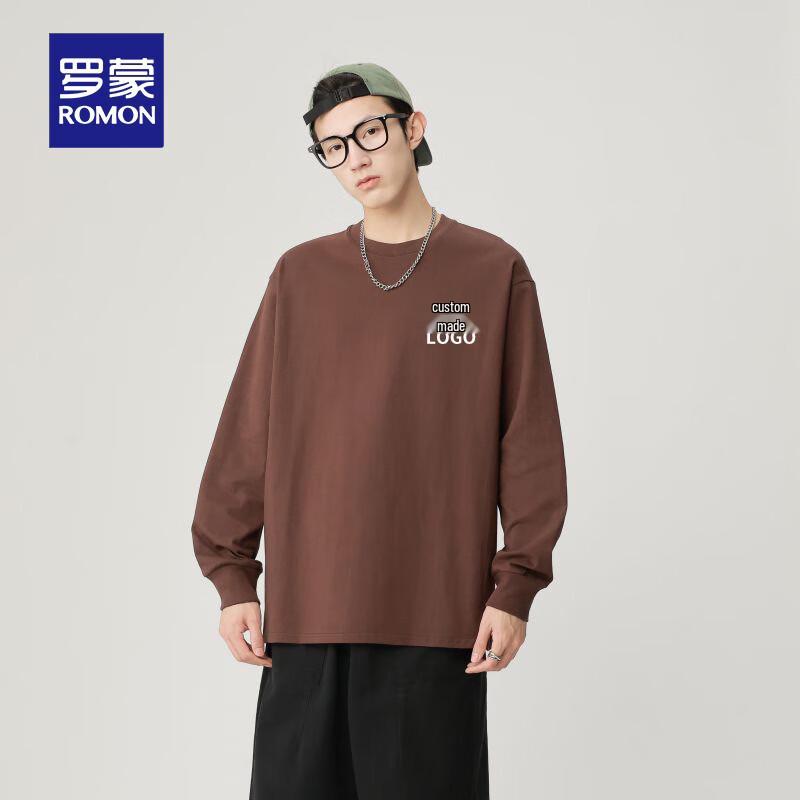 

ROMON Customizable Cotton Ribbed Cuff Sweatshirt XL