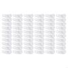 62KD Curtain Installation Set with 30/60Pcs White Traverses Rod Slides Gliders Curtain Track Gliders Hook for Home and Office