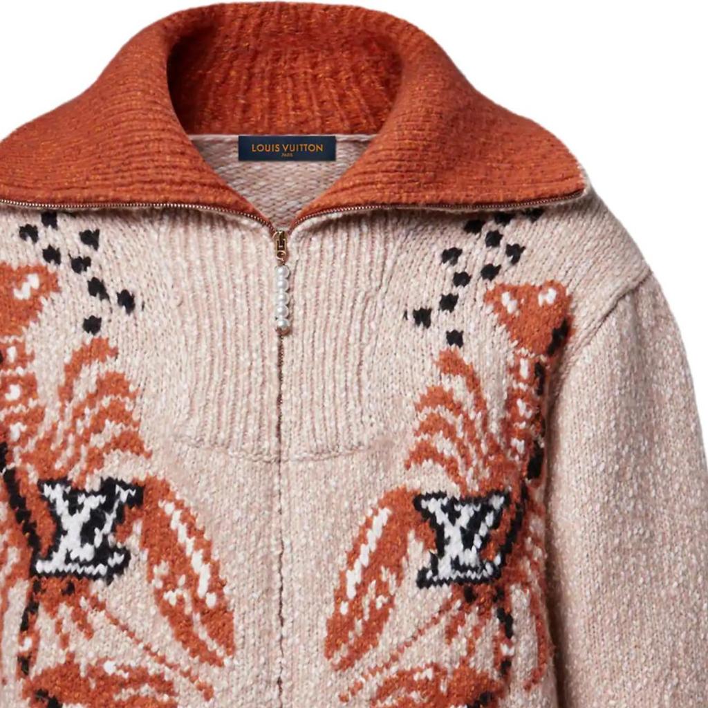 Louis Vuitton Zippered Knitted Blouson 1AIM56