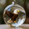 Wildlife Clear Xmas Balls 3D Animal Christmas Decoration Christmas Ball Ornaments Christmas Hanging Balls for Tree Decoration