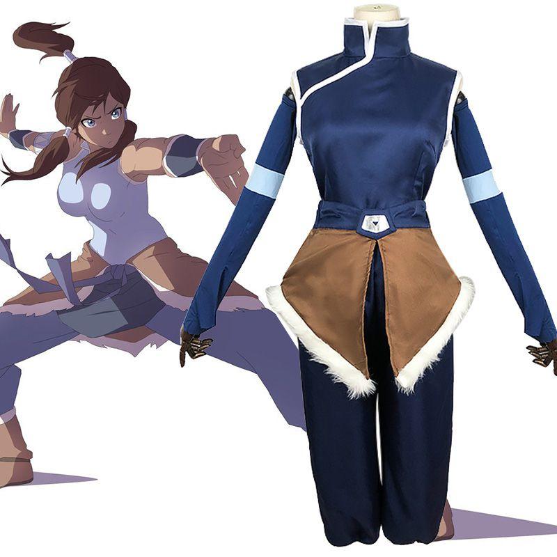 Stylish Avatar The Legend Of Korra Costume Suit Ideal For Cosplay Events
