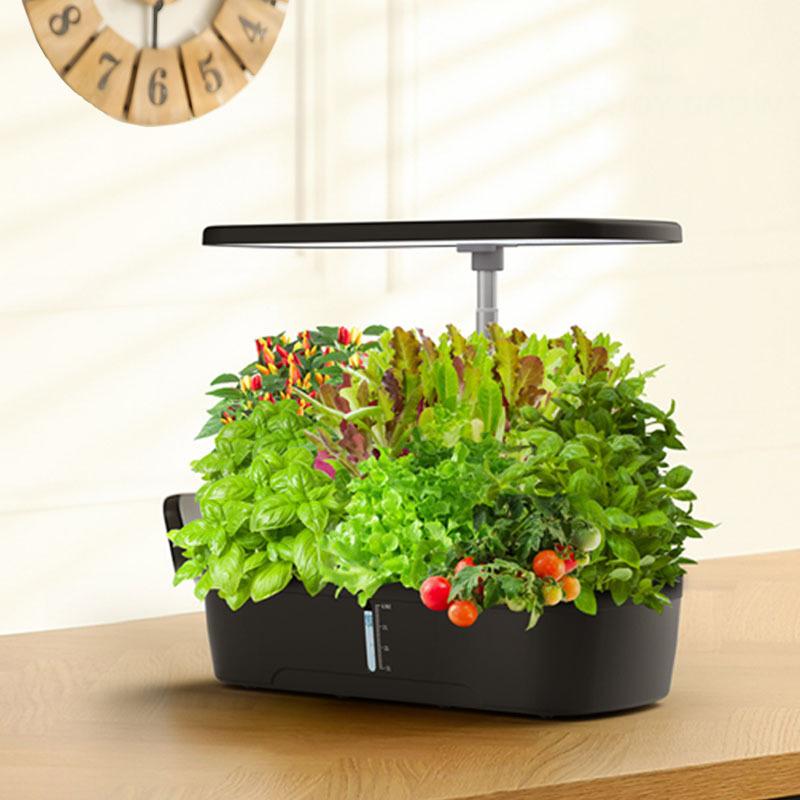Intelligent Hydroponic Growing System Indoor Planting Machine Garden Plant Vegetable Planter Pot Automatic Timer Led Growth Lamp