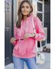 Azura Exchange Ripped Hooded Sweatshirt with Kangaroo Pocket