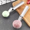 1Pcs Stainless Steel Scooping Spoon Rebound Snowball Maker Ice Cream Spoon  Home Kitchen Tools