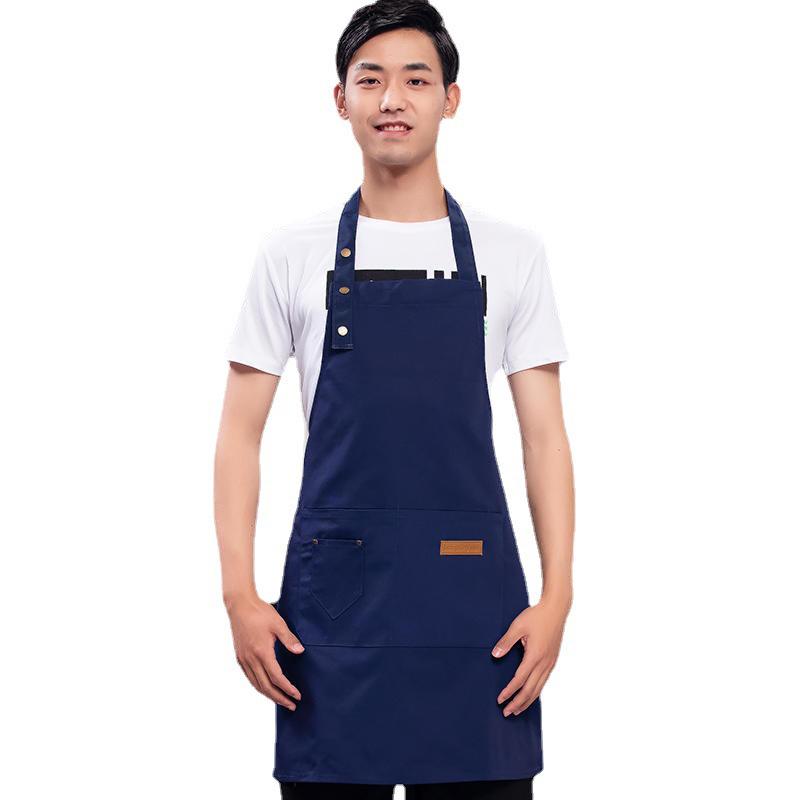 Unisex Waterproof Oilproof Kitchen Apron with Logo Print