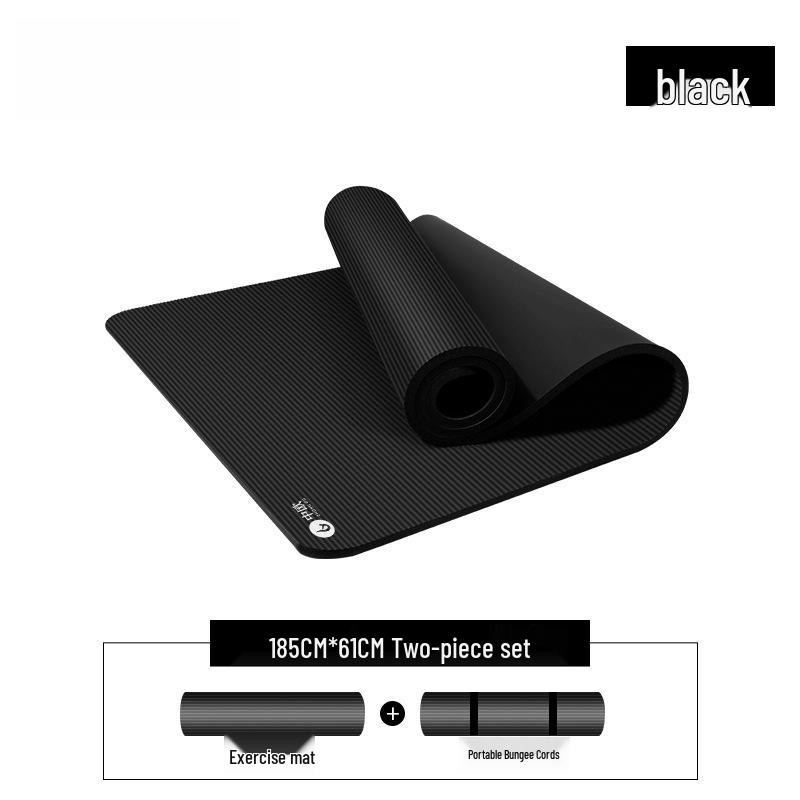 Men's Extra Thick Non-Slip Yoga Mat for Beginners - Wide & Long for Home Fitness